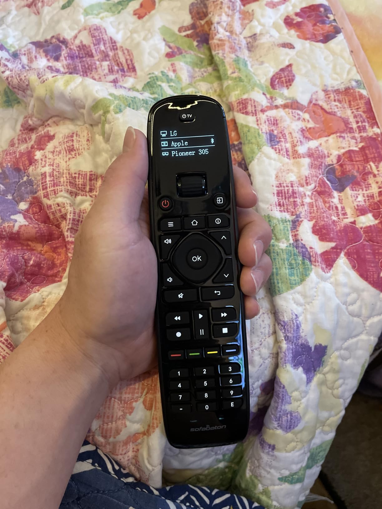 SofaBaton U3 Universal Remote Control,Scroll Wheel, Air Mouse,Bluetooth Multipoint,Smart Remote All in One with Customize Button, Works with IR/Bluetooth/RF Devices,Voice Control with Google Assistant customer photo 2