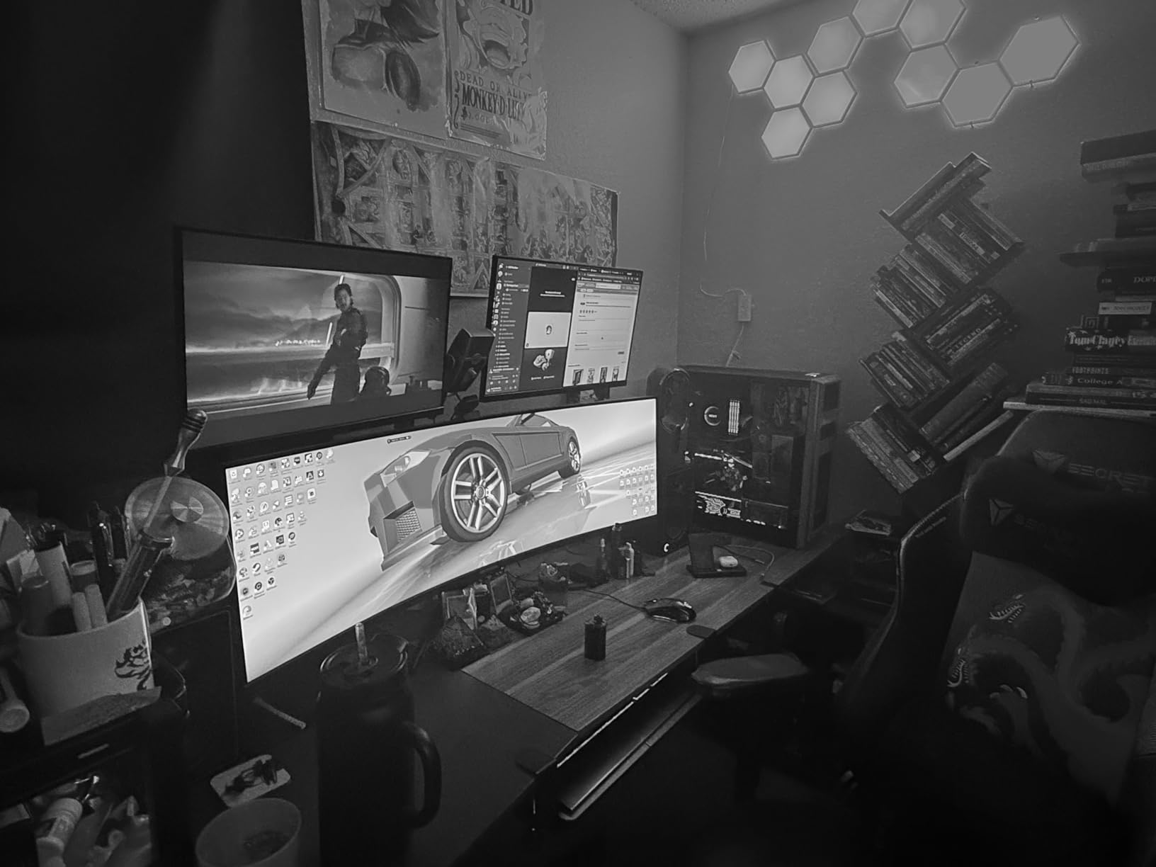 Deco Gear 49 Inch Curved Ultrawide Monitor, 5120x1440 Dual QHD 32:9 1500R VA Display, HDR400, 120Hz, Adaptive Sync, 1ms MPRT, USB-C 65W PD, KVM, PIP/PBP, Gaming & Workstation Setup customer photo 2
