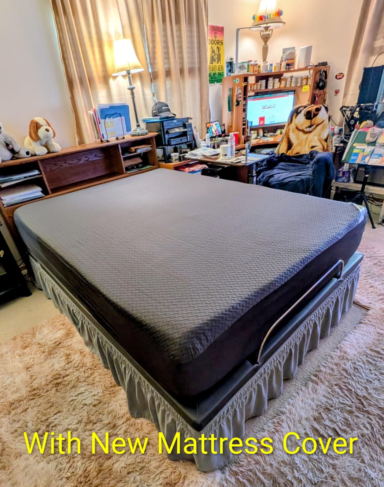 Sweetnight CoolNest Pro 14 in Queen Memory Foam Mattress, Advanced Cooling | 7-Zone Support for Pressure Relief customer photo 1