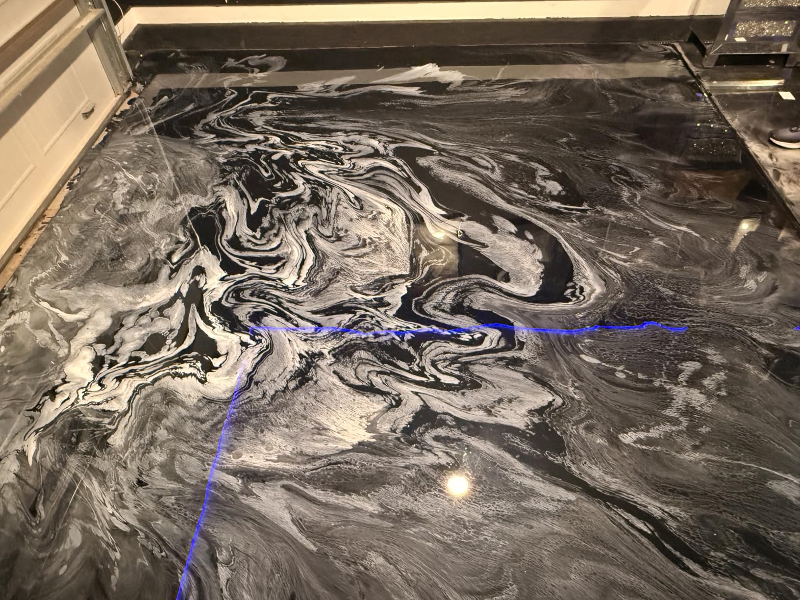 3 Gallon 100% Solids Industrial Epoxy Floor Coating Kit - Self-Leveling, Highly Durable Clear Resin Paint | Ideal for Counter Tops, Garages, Basements, Warehouses, Concrete Floors & Wall Repair-Grey customer photo 1