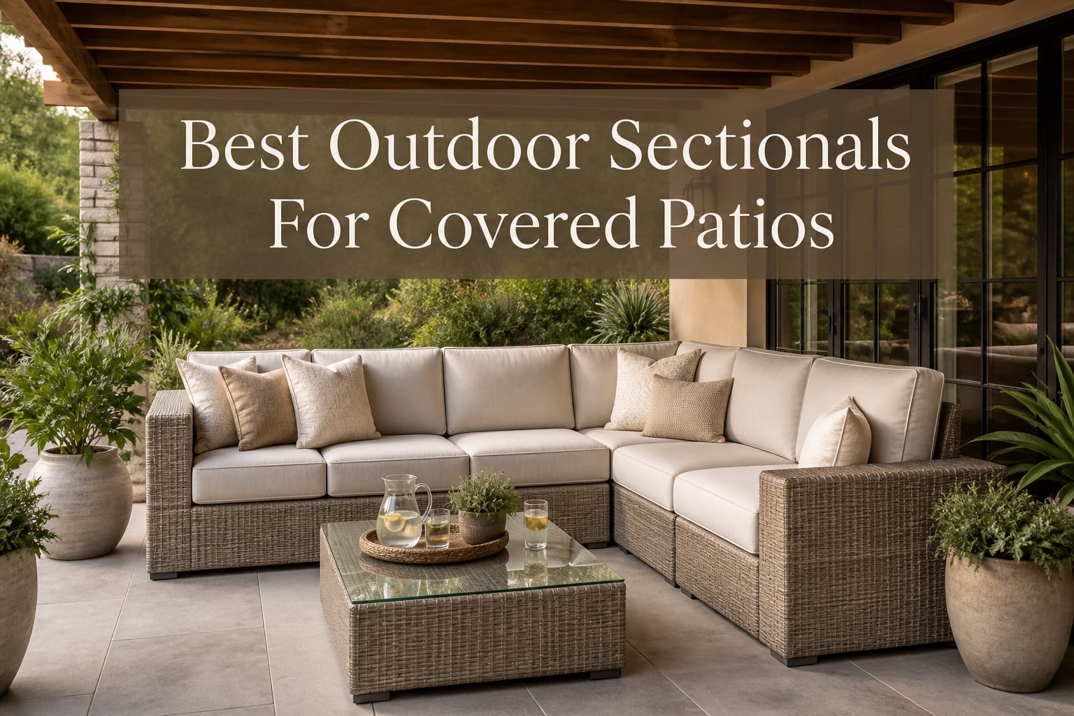 Best Outdoor Sectionals For Covered Patios