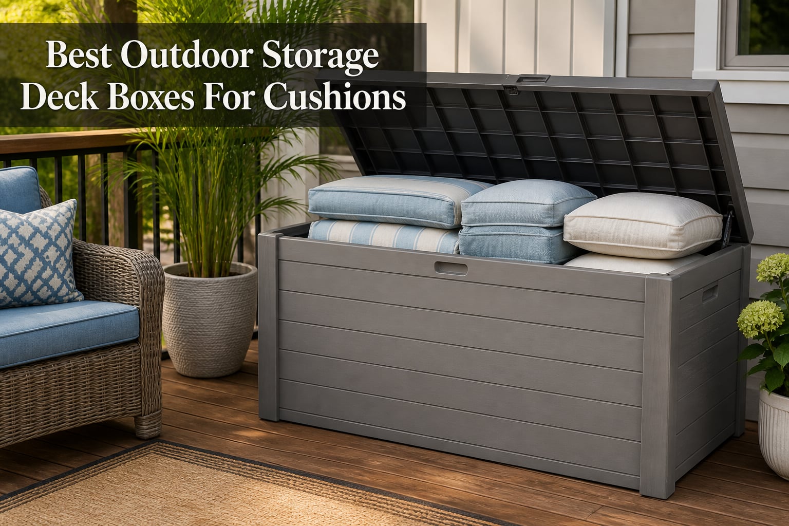 Best Outdoor Storage Deck Boxes For Cushions