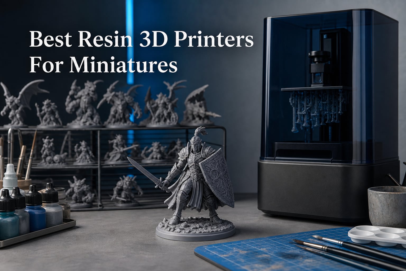 Best Resin 3D Printers For Miniatures