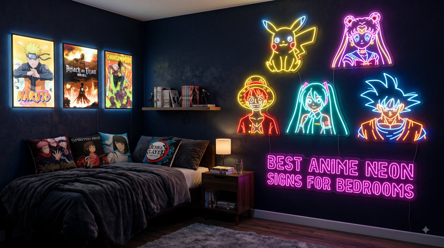 Best Anime Neon Signs For Bedrooms