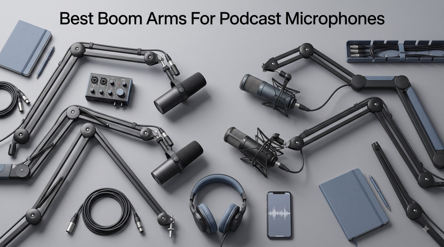 Best Boom Arms For Podcast Microphones