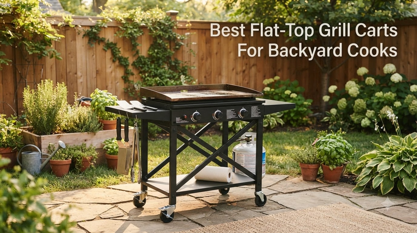 Best Flat-Top Grill Carts For Backyard Cooks