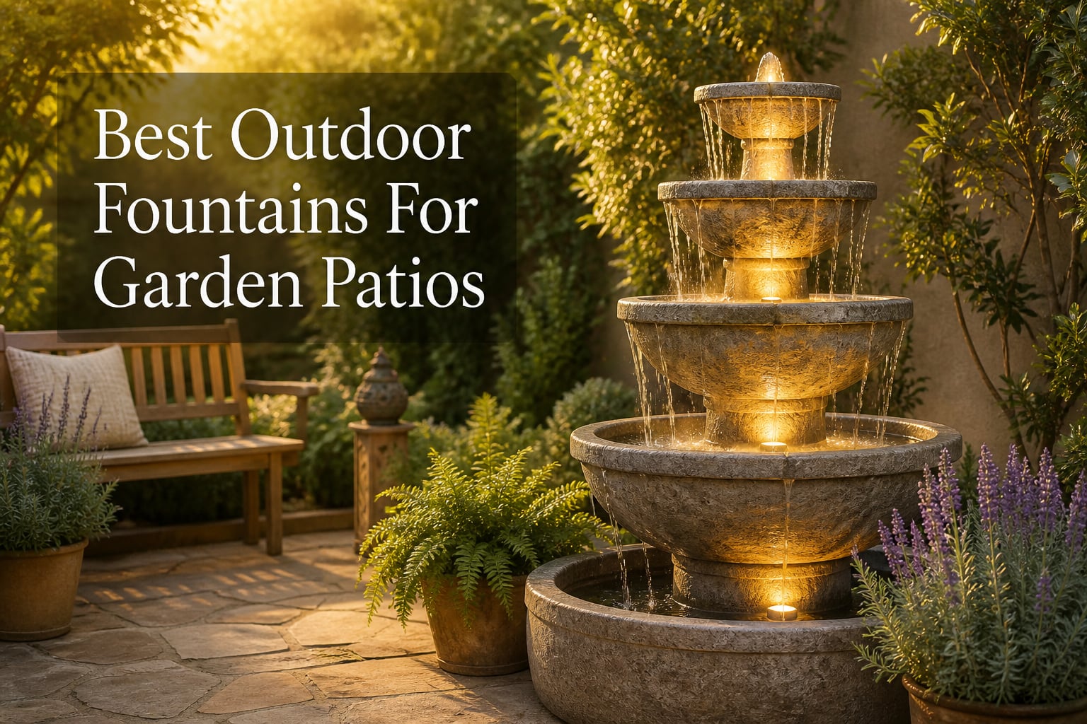 Best Outdoor Fountains For Garden Patios