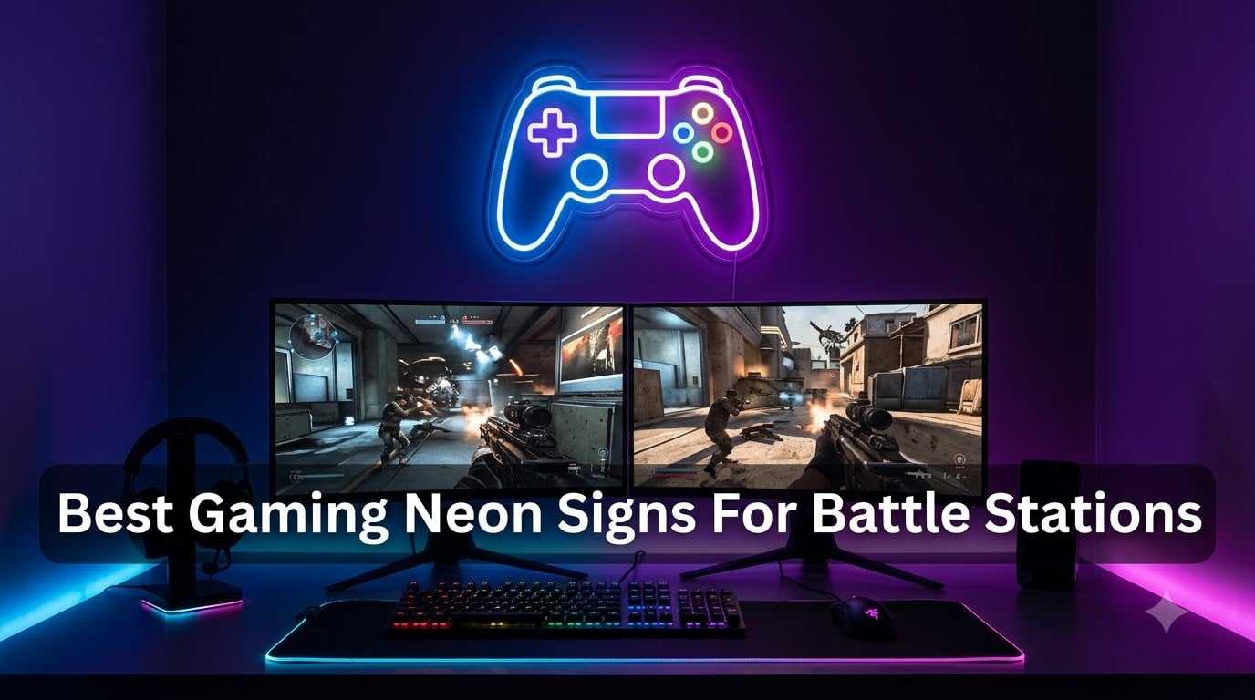Best Gaming Neon Signs For Battle Stations