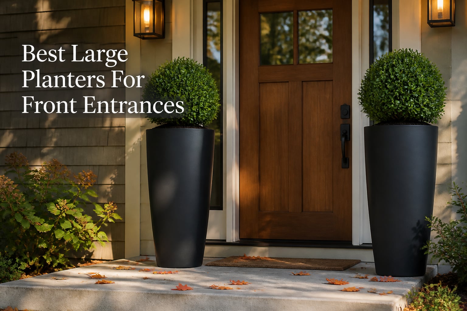 Best Large Planters For Front Entrances