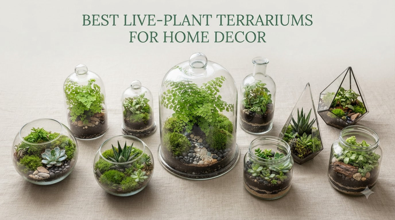 Best Live-Plant Terrariums For Home Decor