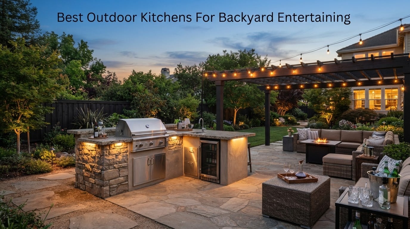 Best Outdoor Kitchens For Backyard Entertaining