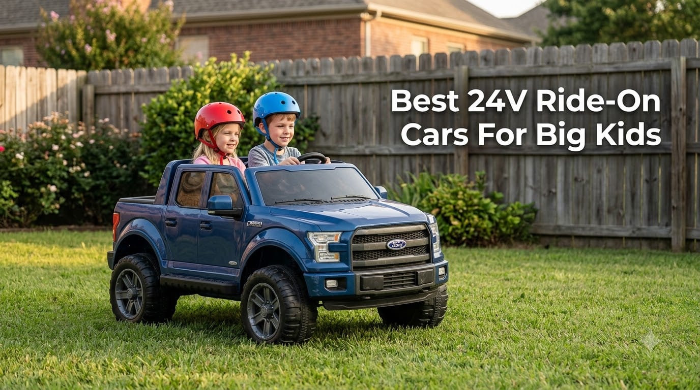 Best 24V Ride-On Cars For Big Kids