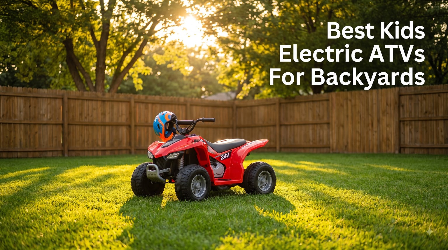 Best Kids Electric ATVs For Backyards