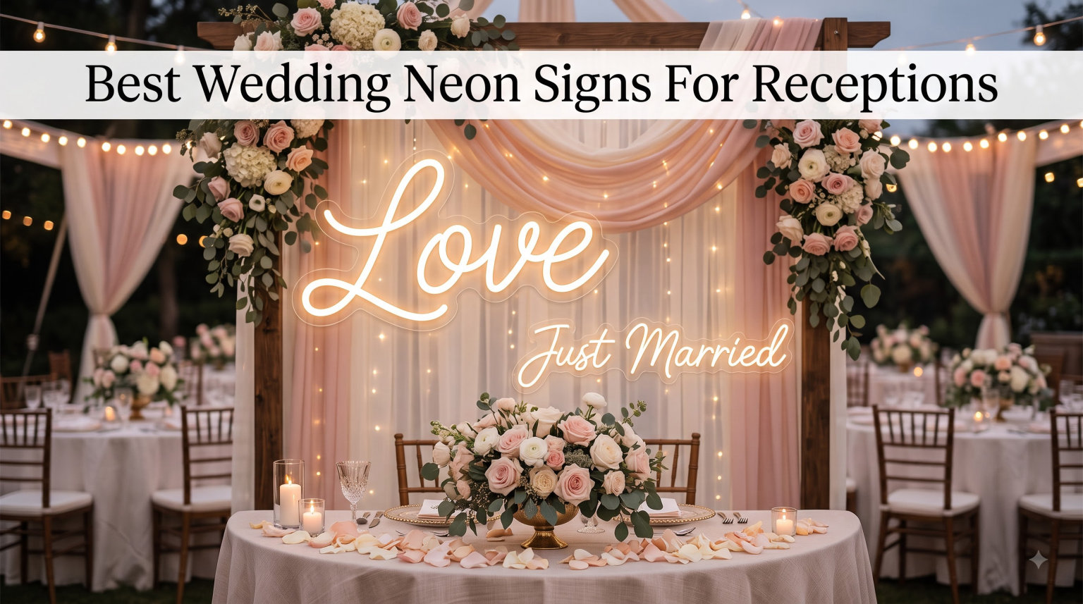 Best Wedding Neon Signs For Receptions