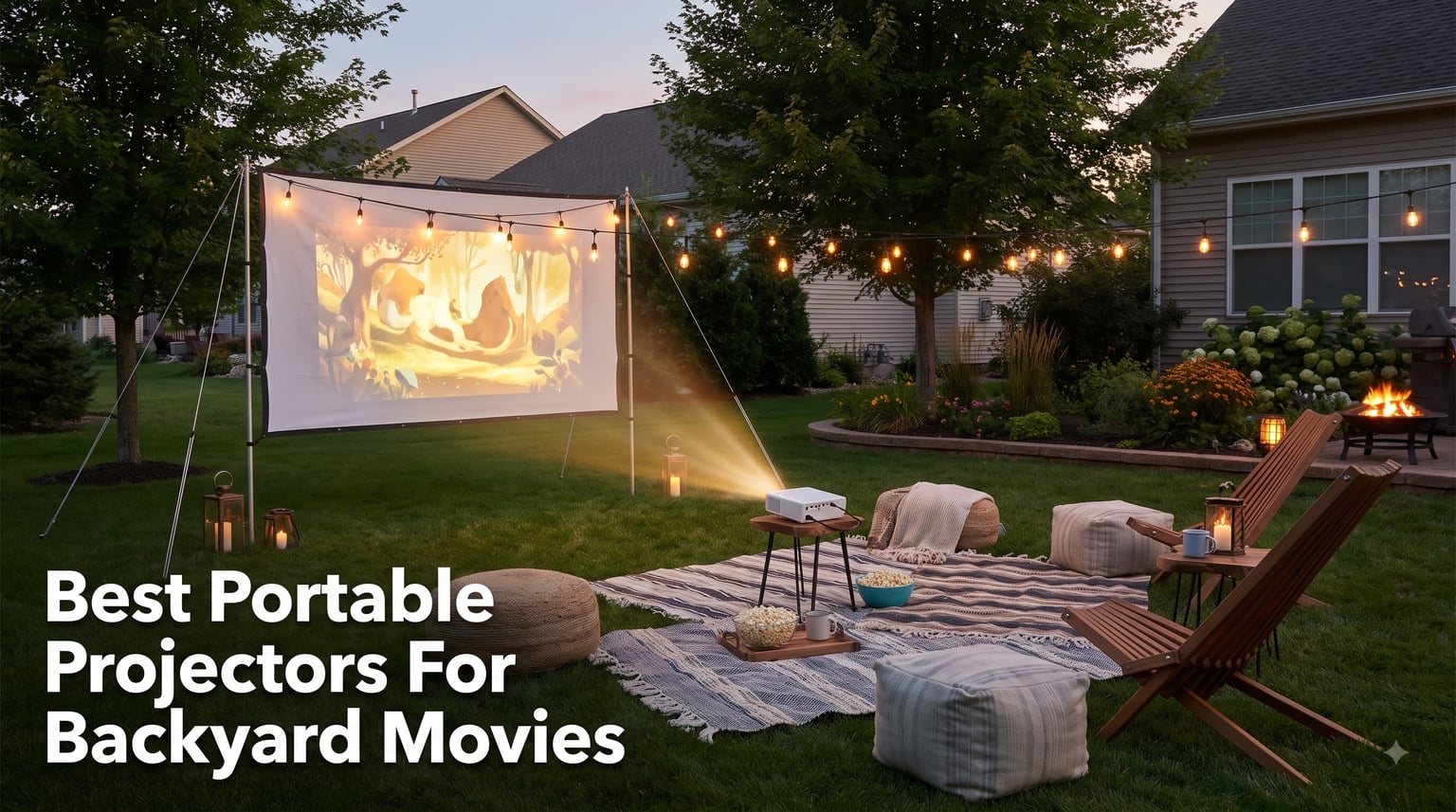 Best Portable Projectors For Backyard Movies
