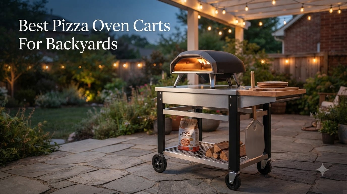 Best Pizza Oven Carts For Backyards