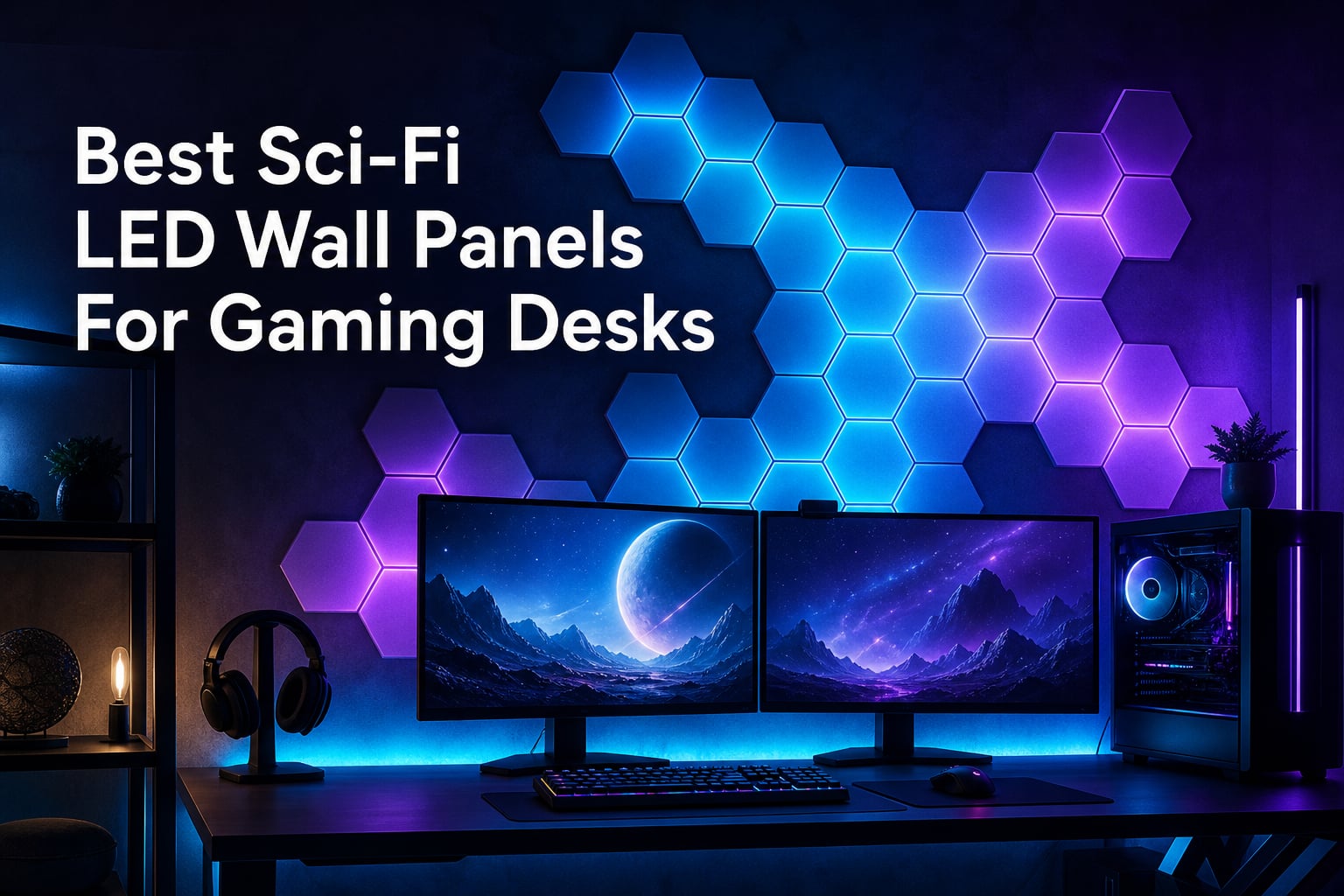 Best Sci-Fi LED Wall Panels For Gaming Desks