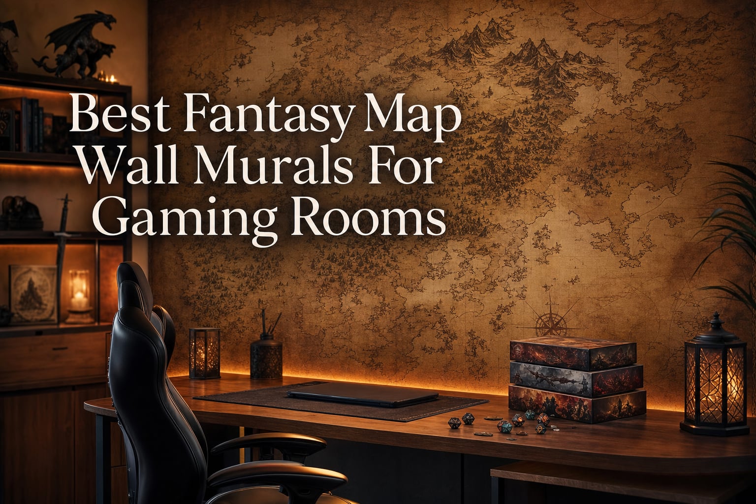 Best Fantasy Map Wall Murals For Gaming Rooms