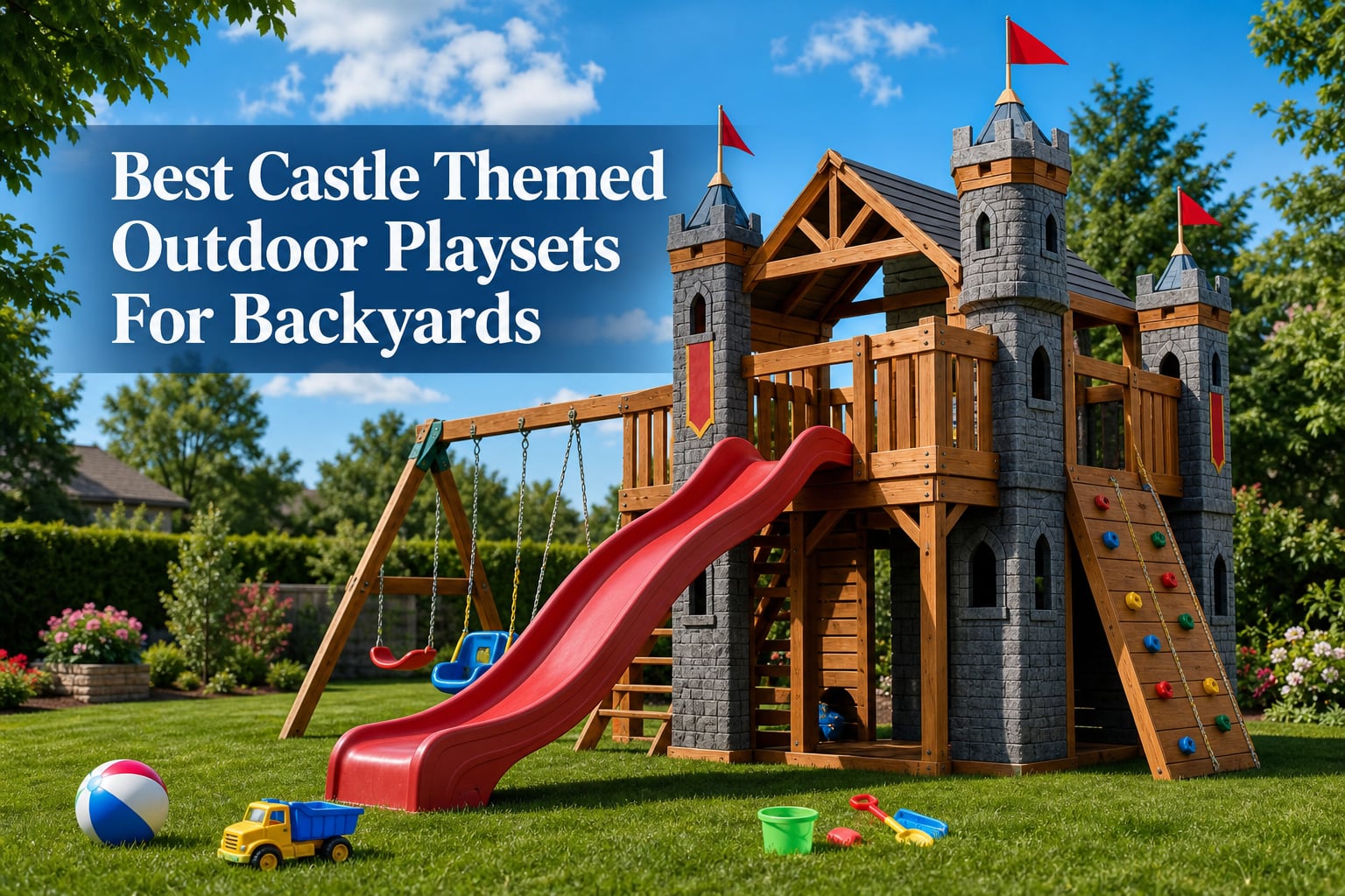 Best Castle Themed Outdoor Playsets For Backyards