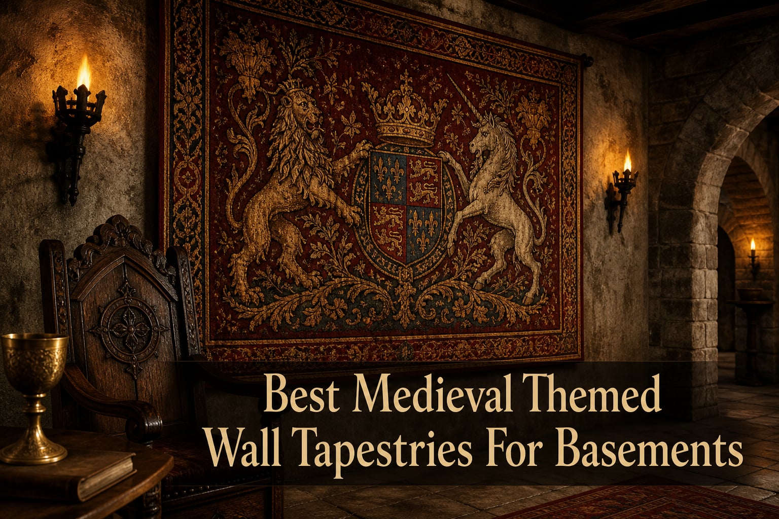 Best Medieval Themed Wall Tapestries For Basements