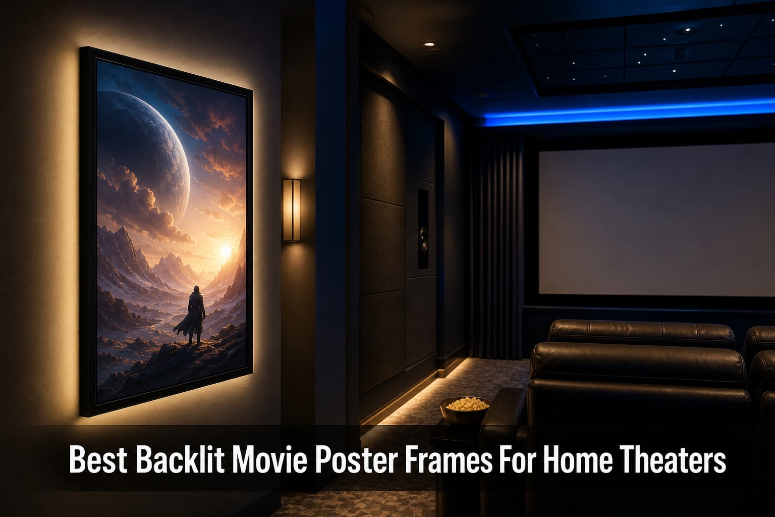 Best Backlit Movie Poster Frames For Home Theaters