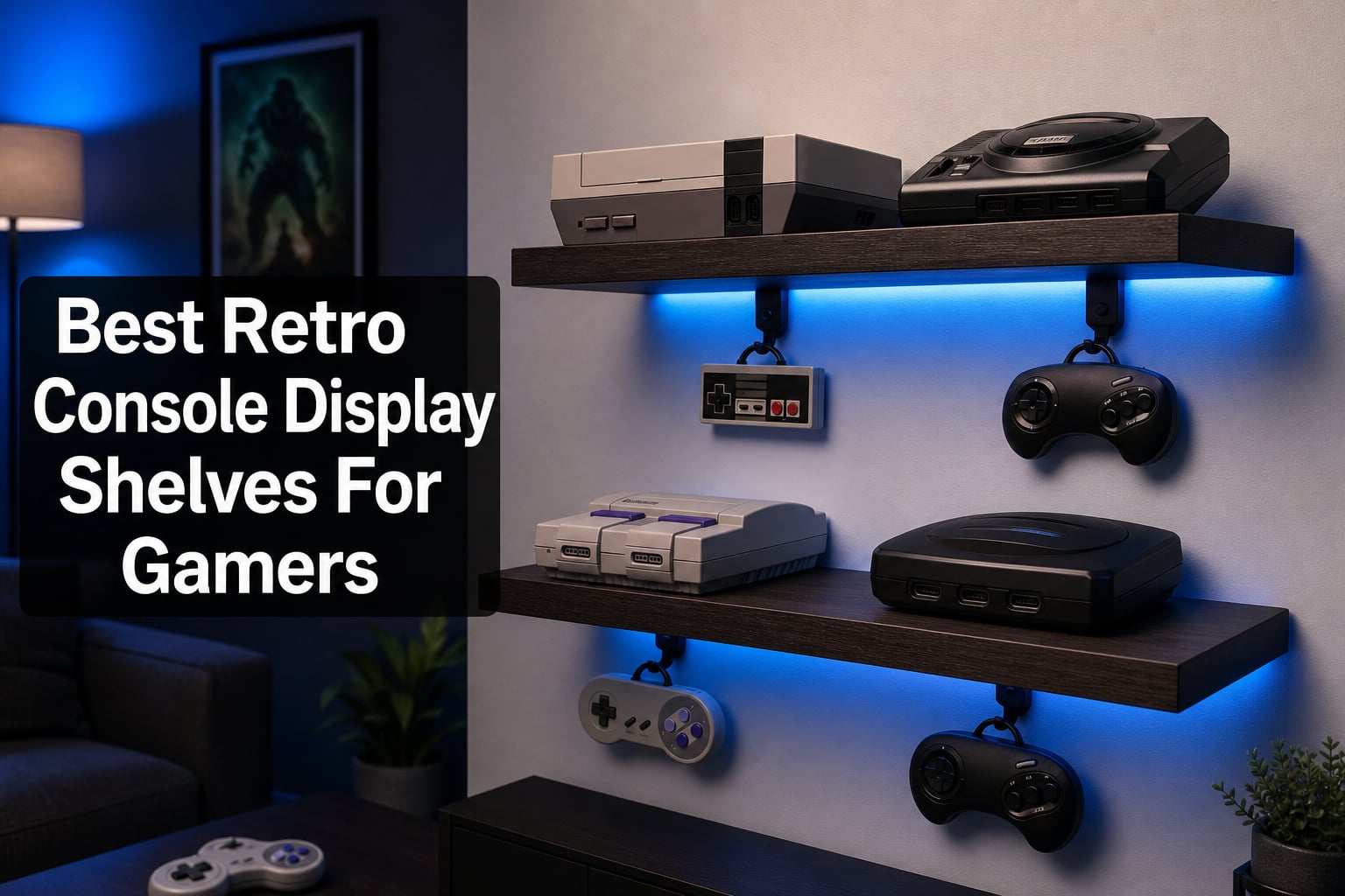 Best Retro Console Display Shelves For Gamers