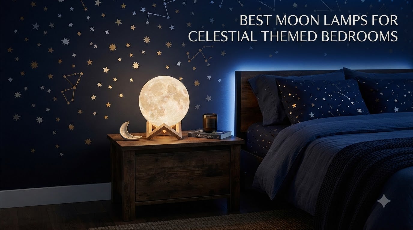 Best Moon Lamps For Celestial Themed Bedrooms