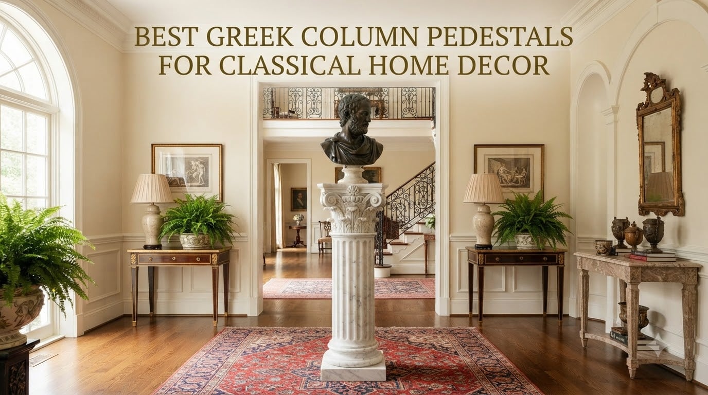 Best Greek Column Pedestals For Classical Home Decor