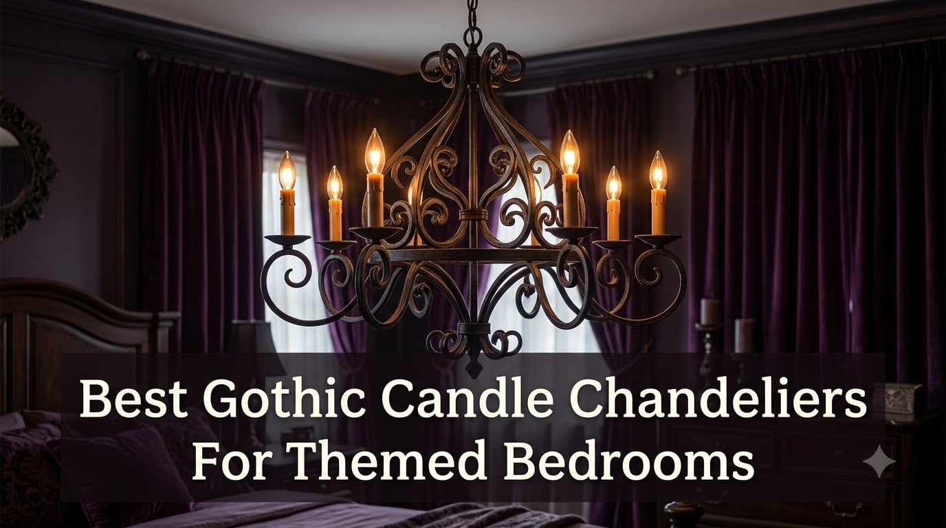 Best Gothic Candle Chandeliers For Themed Bedrooms