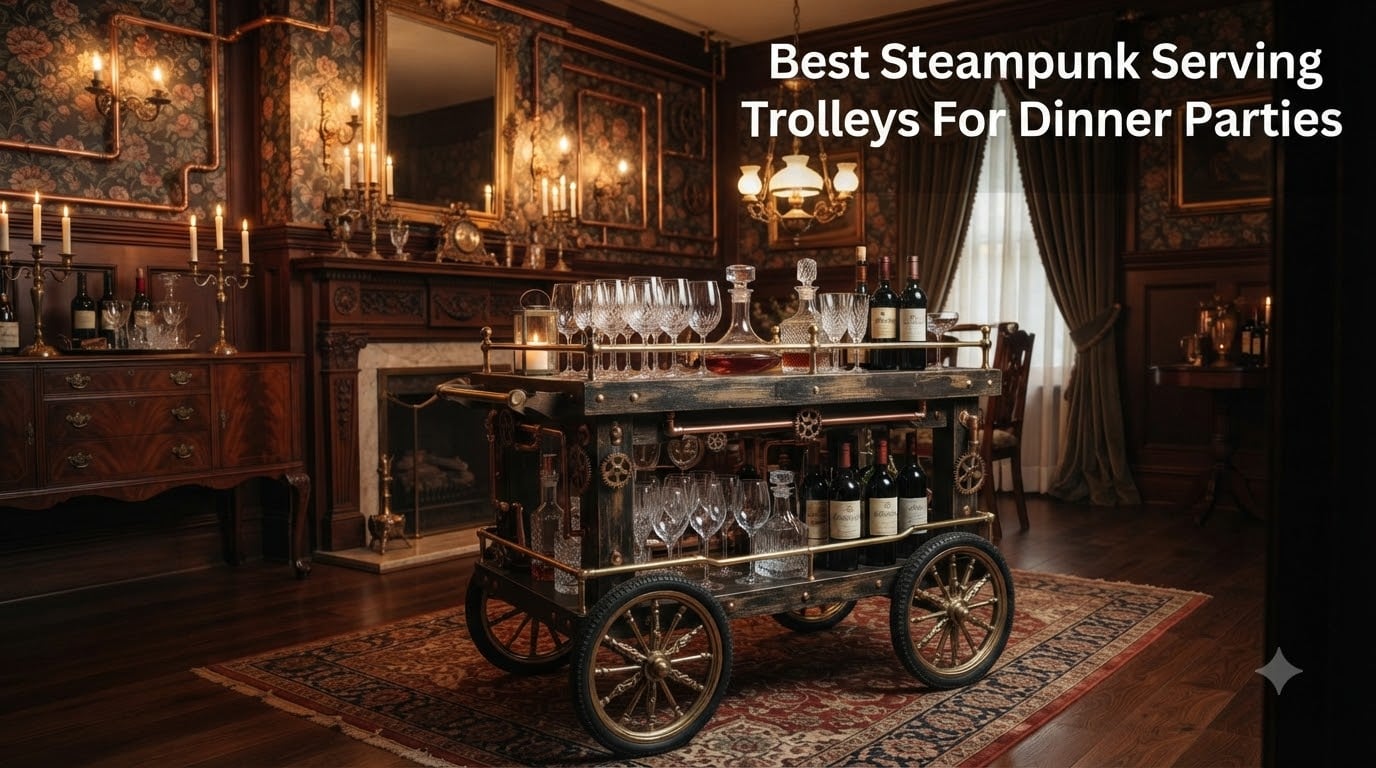 Best Steampunk Serving Trolleys For Dinner Parties
