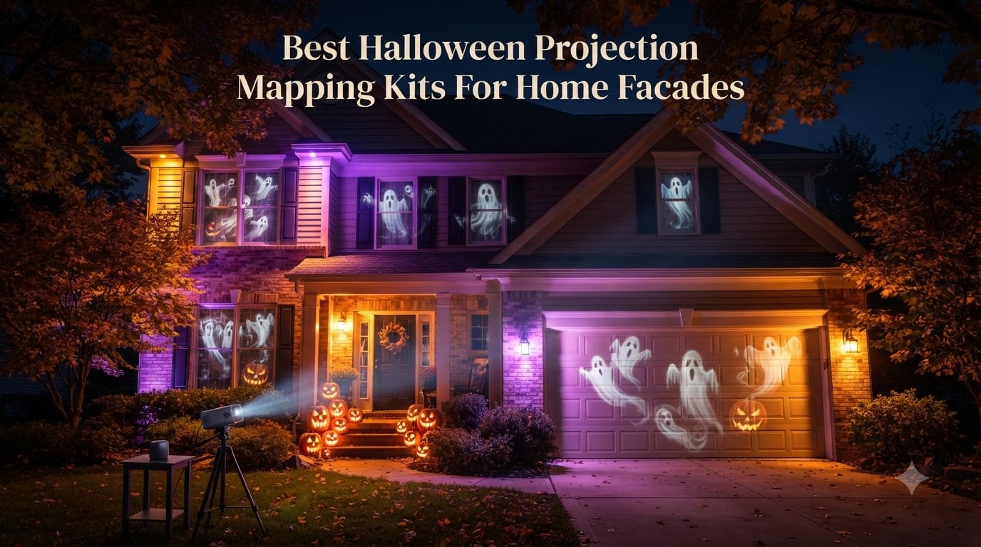 Best Halloween Projection Mapping Kits For Home Facades