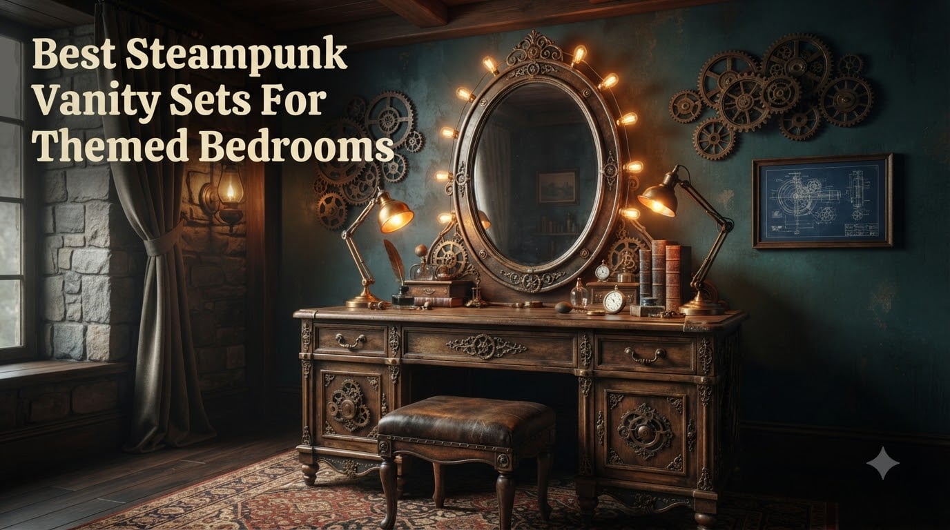 Best Steampunk Vanity Sets For Themed Bedrooms