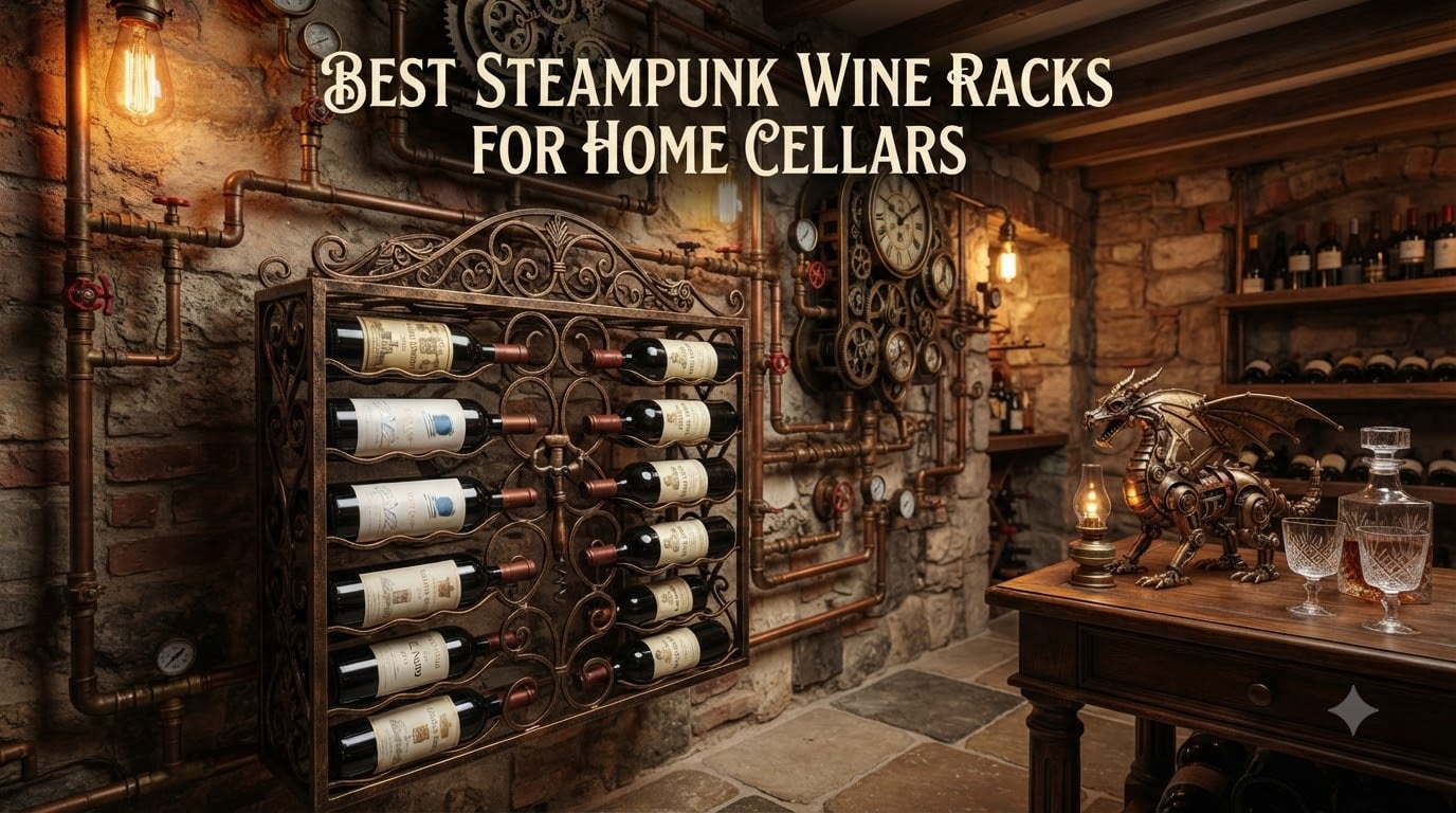 Best Steampunk Wine Racks For Home Cellars