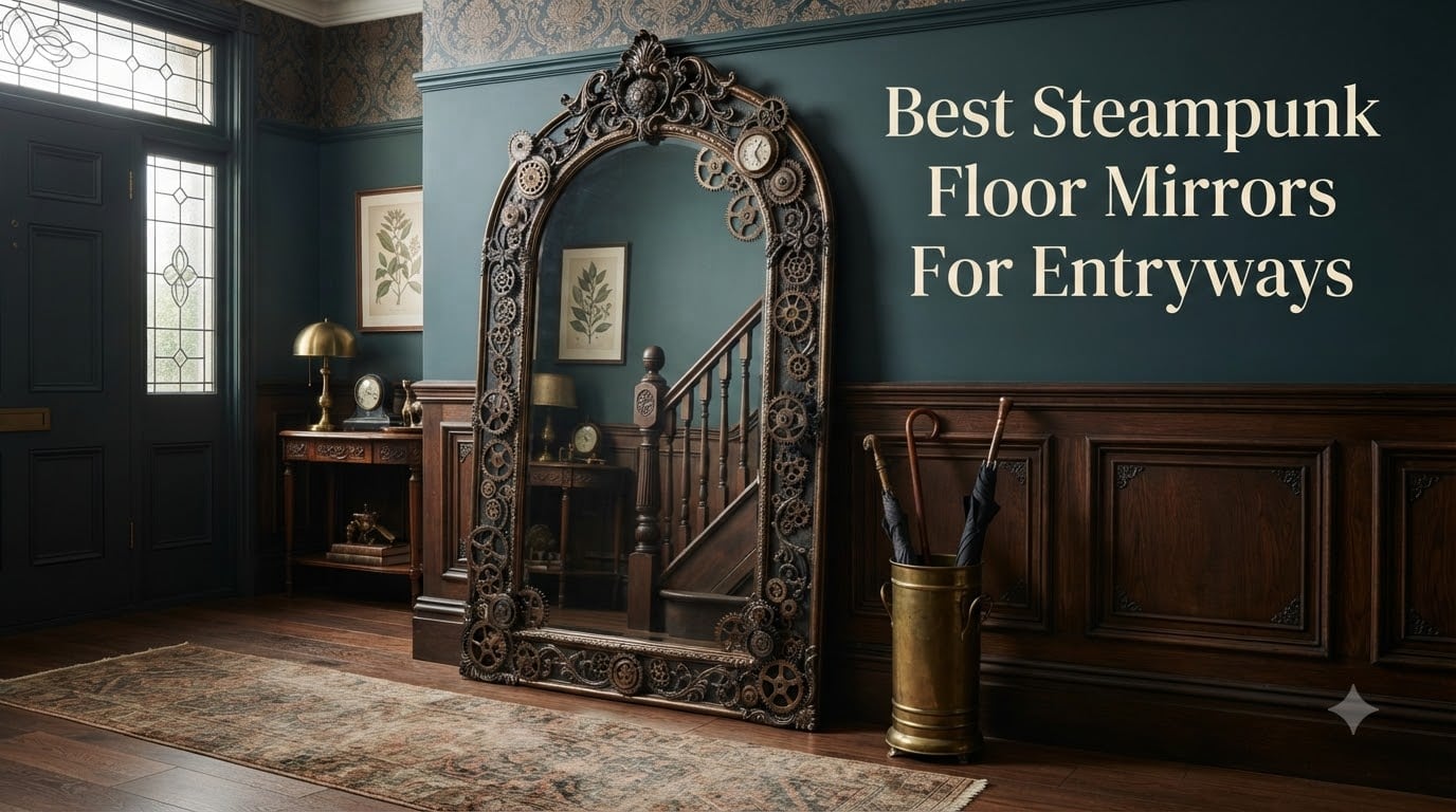 Best Steampunk Floor Mirrors For Entryways
