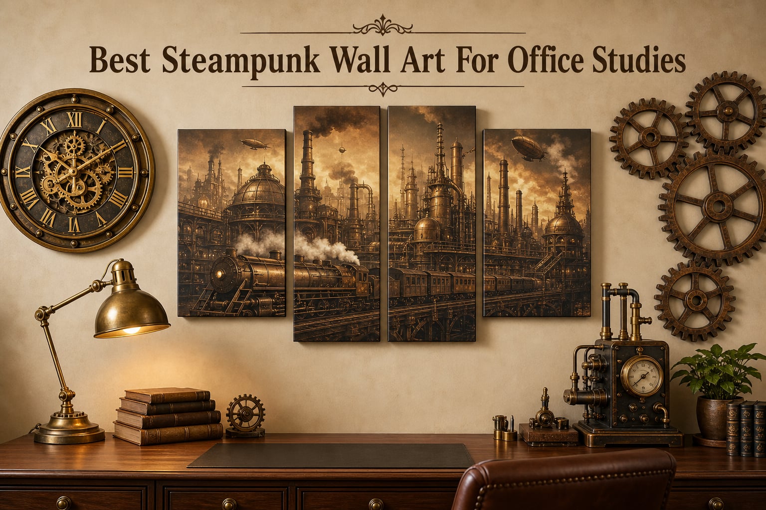 Best Steampunk Wall Art For Office Studies