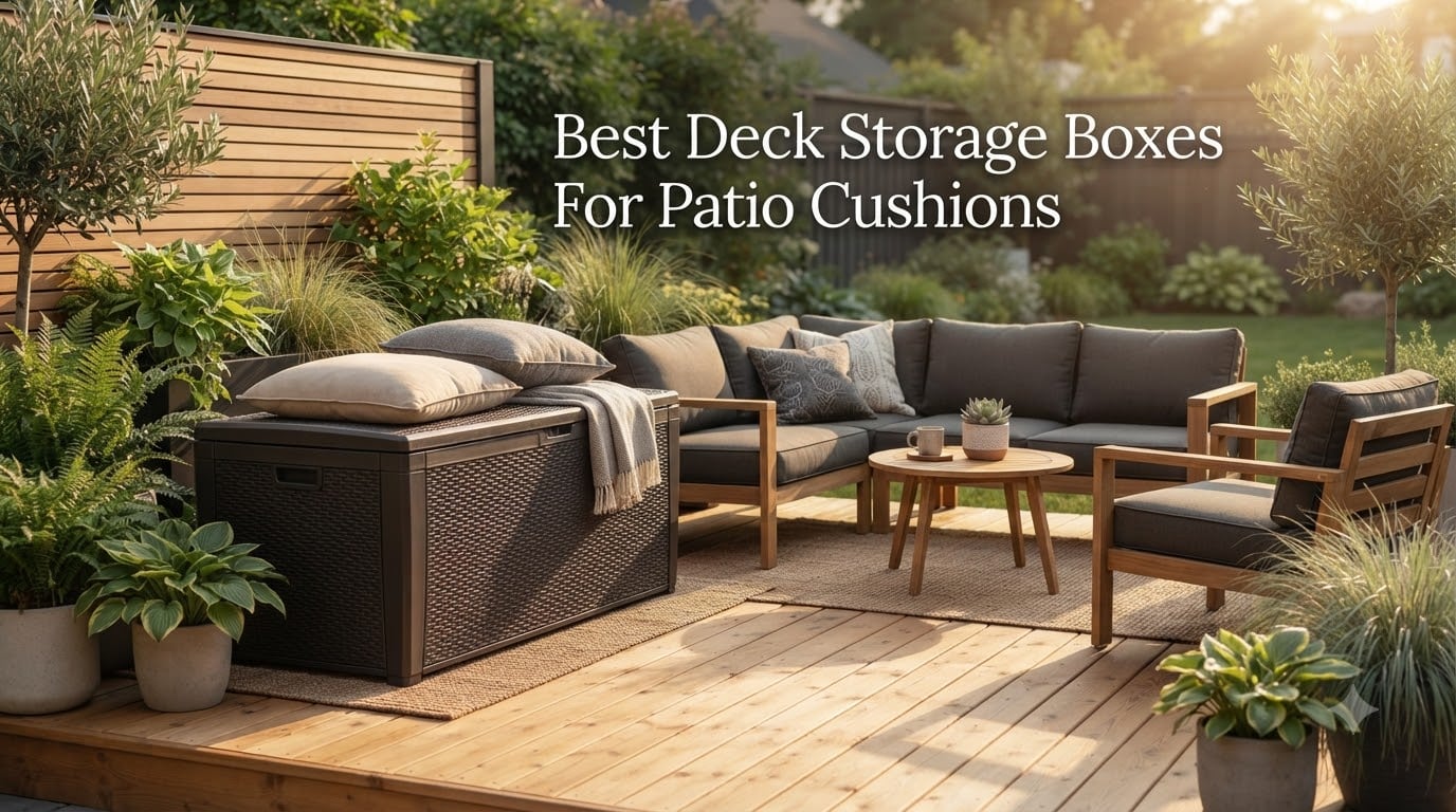 Best Deck Storage Boxes For Patio Cushions