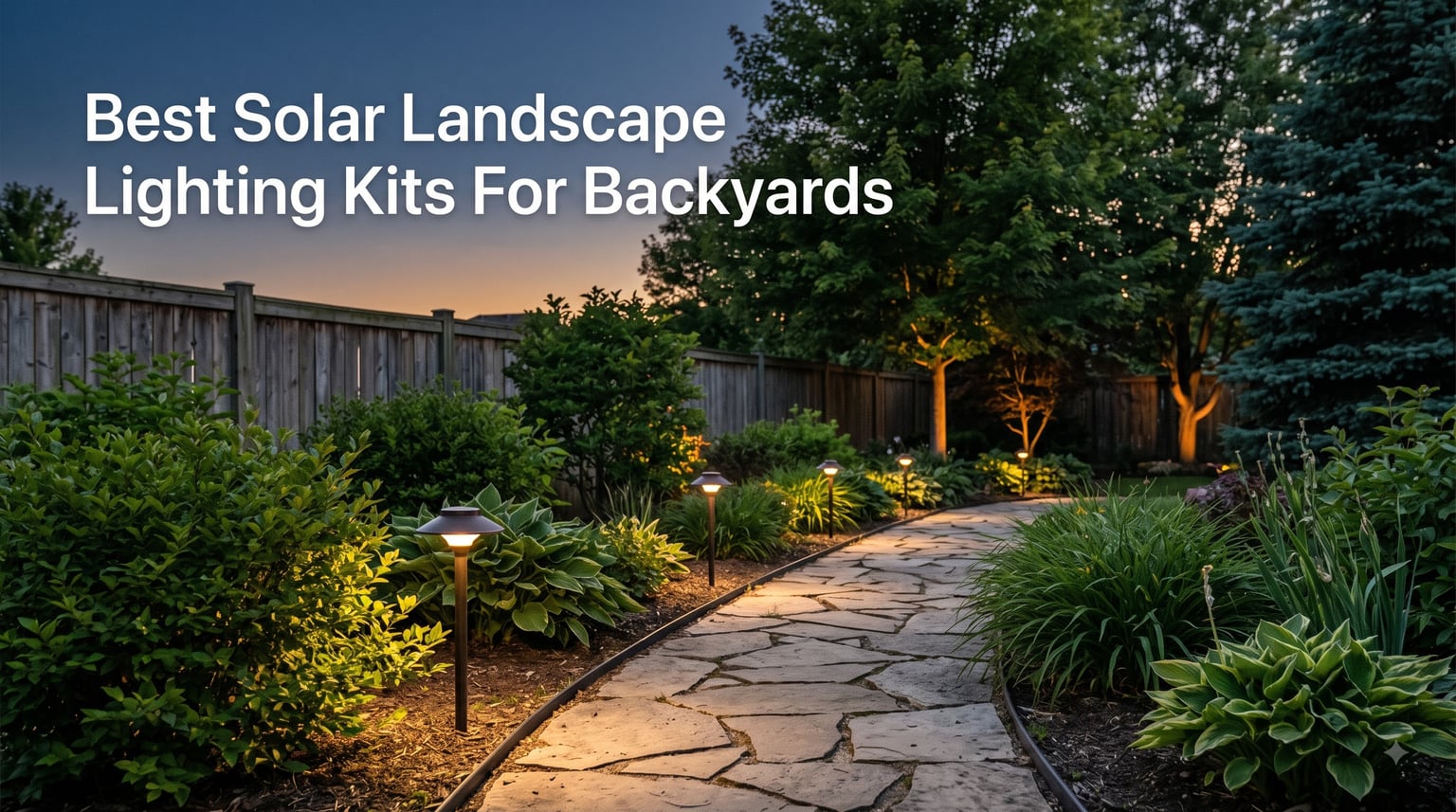 Best Solar Landscape Lighting Kits For Backyards