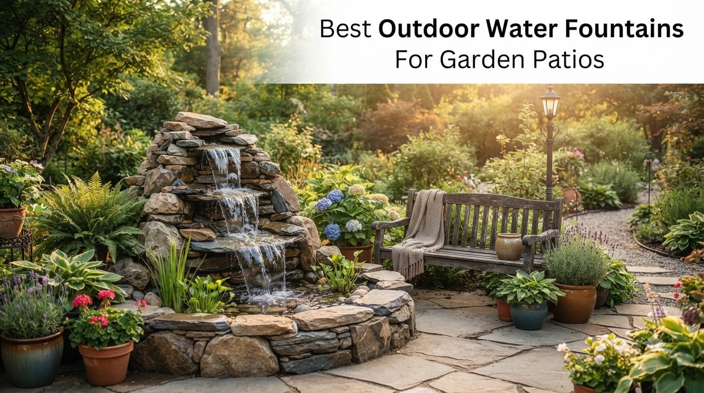 Best Outdoor Water Fountains For Garden Patios