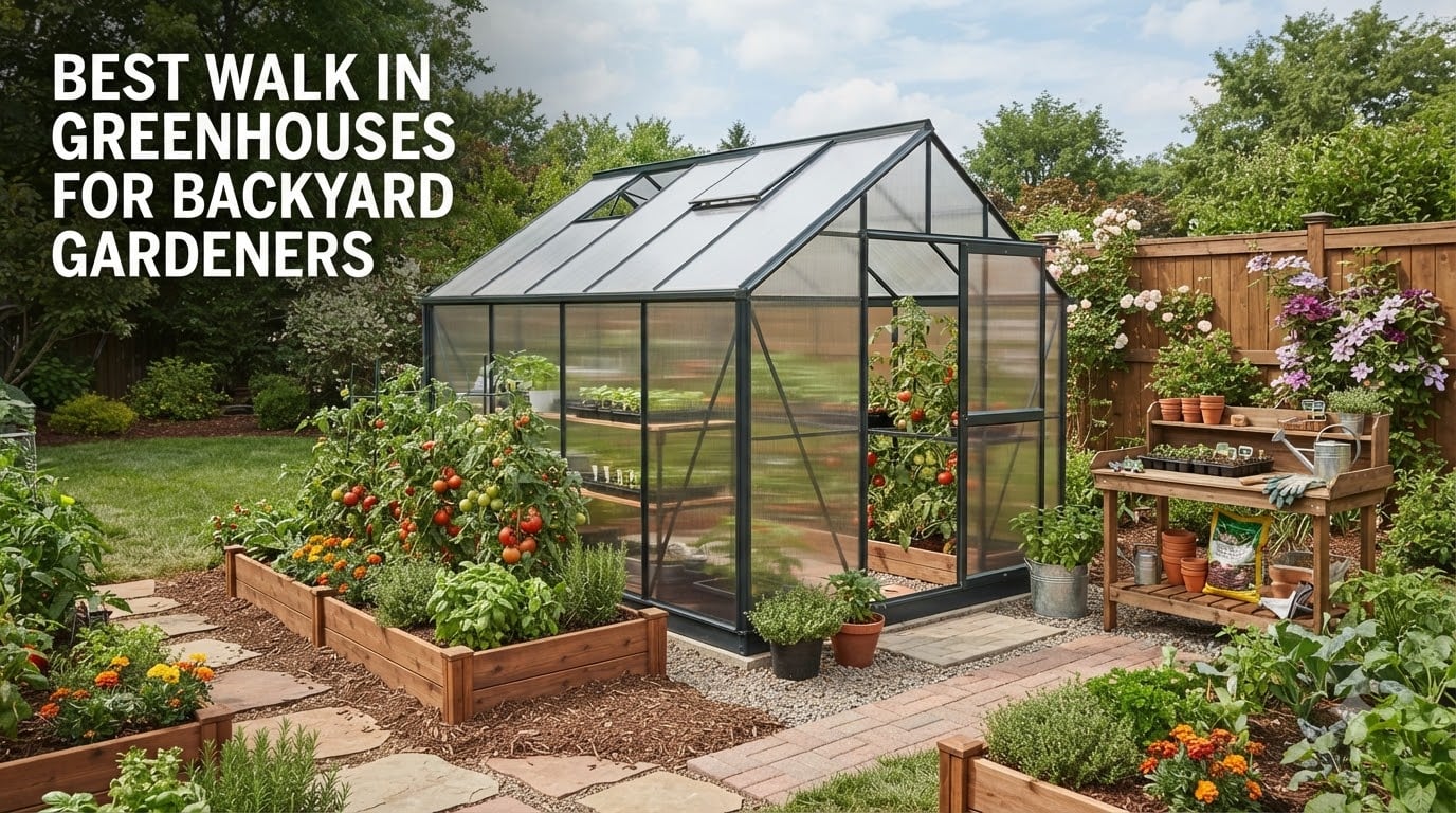 Best Walk In Greenhouses For Backyard Gardeners