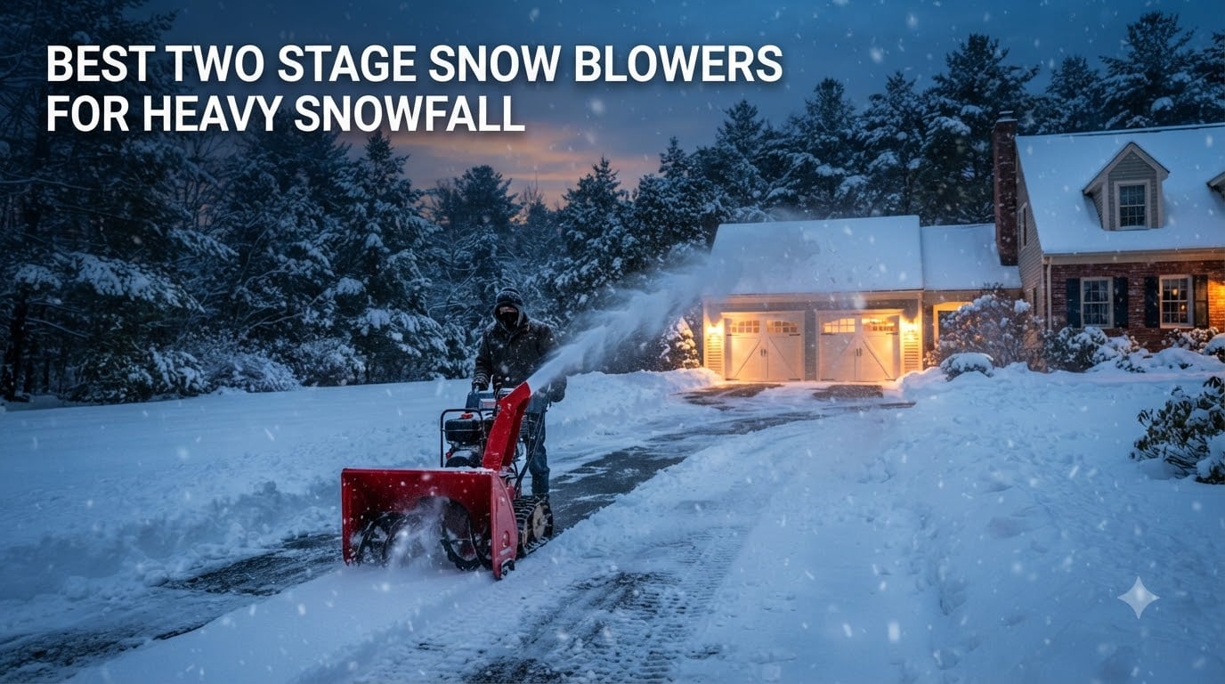 Best Two Stage Snow Blowers For Heavy Snowfall