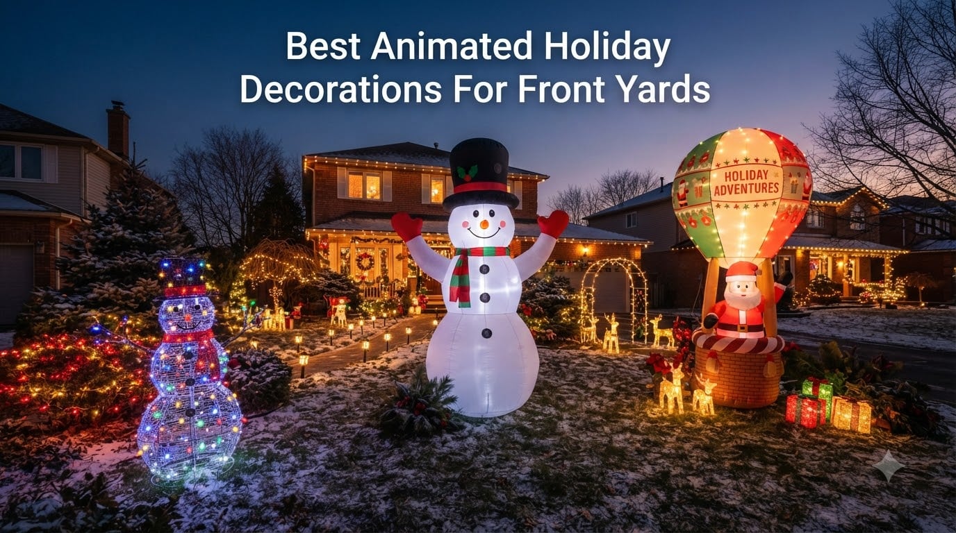 Best Animated Holiday Decorations For Front Yards