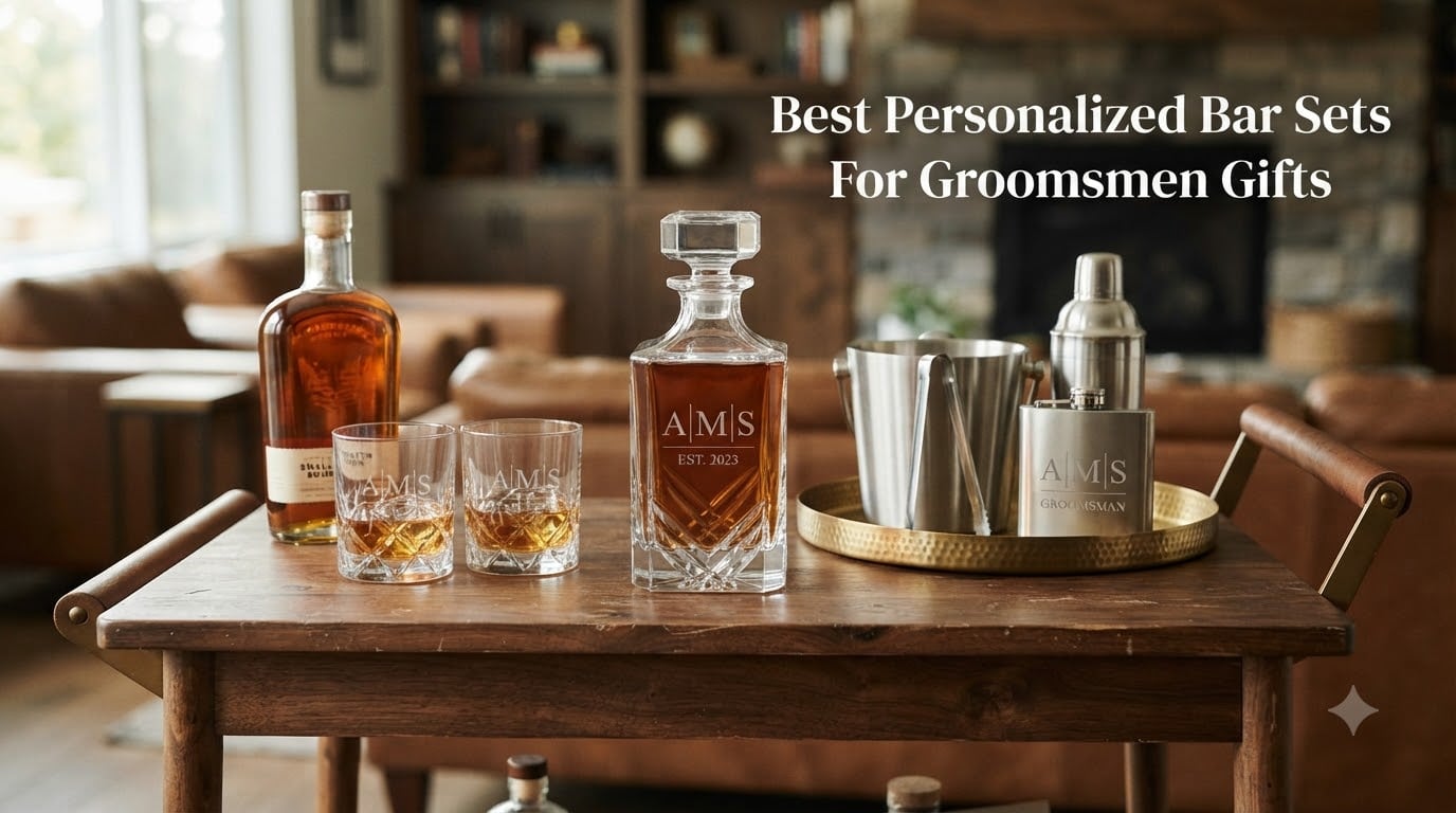 Best Personalized Bar Sets For Groomsmen Gifts