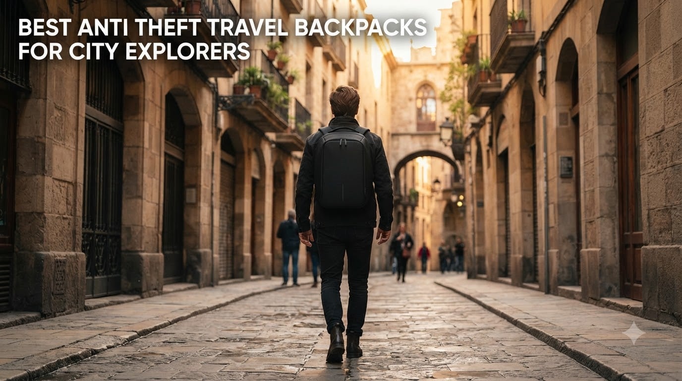 Best Anti Theft Travel Backpacks For City Explorers