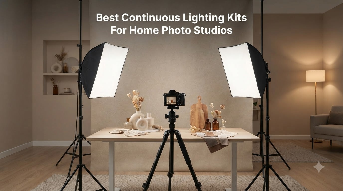 Best Continuous Lighting Kits For Home Photo Studios