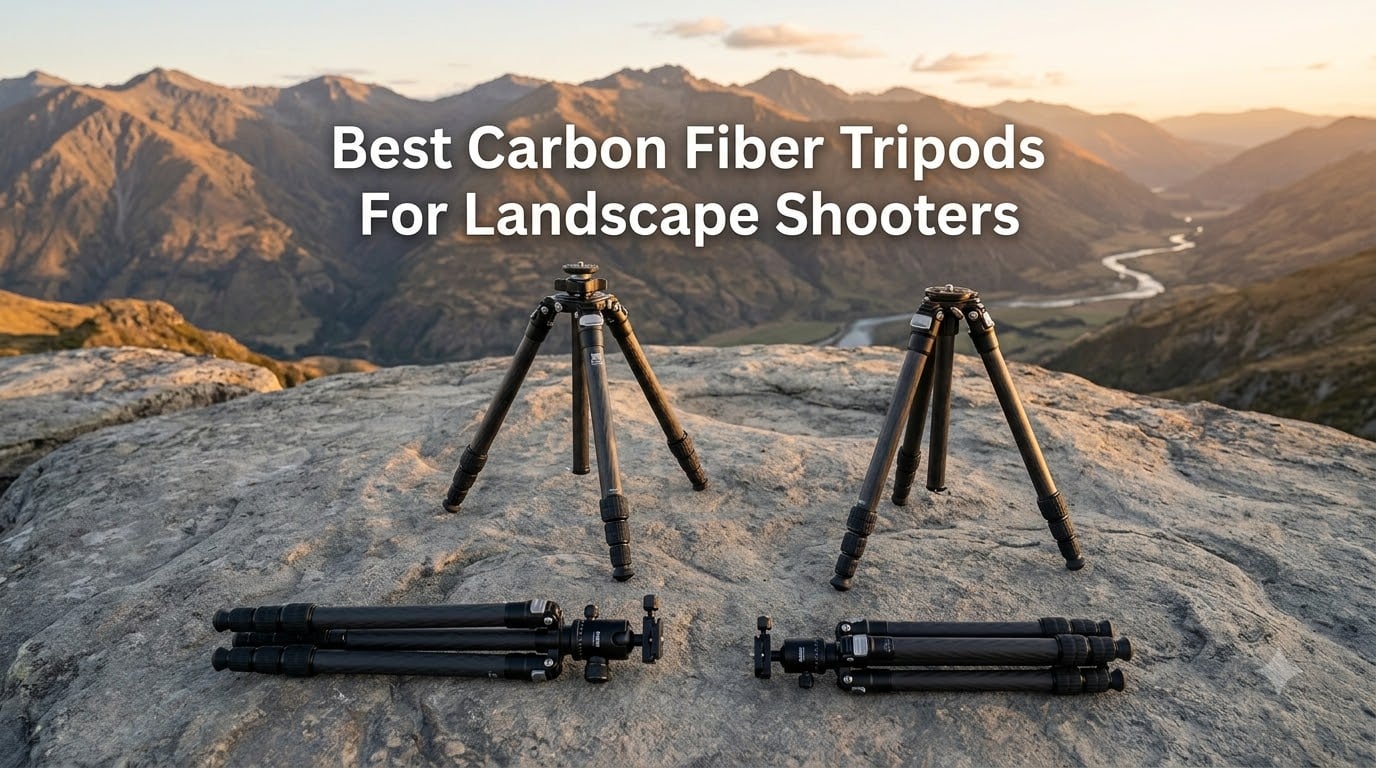 Best Carbon Fiber Tripods For Landscape Shooters