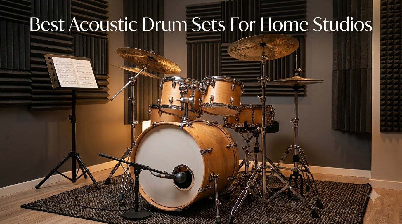 Best Acoustic Drum Sets For Home Studios