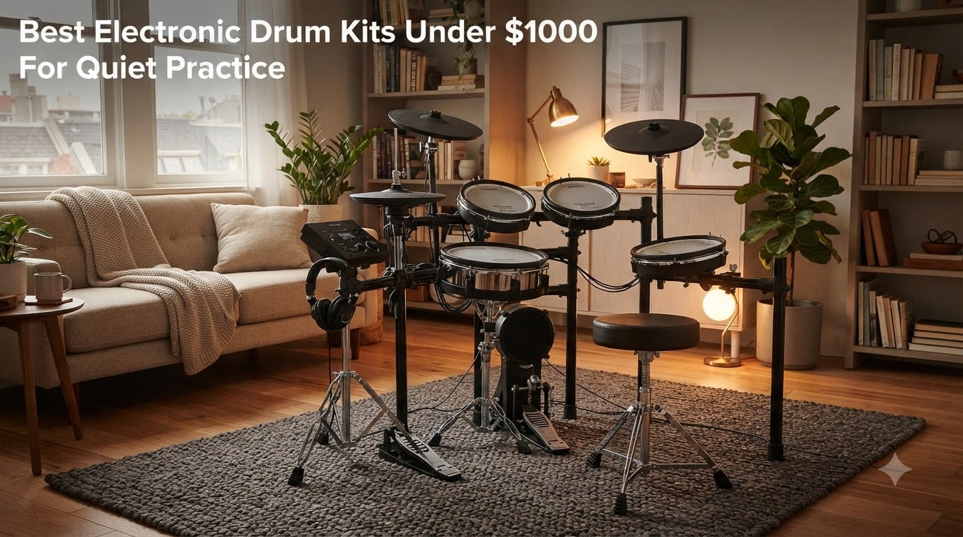Best Electronic Drum Kits Under $1000 For Quiet Practice
