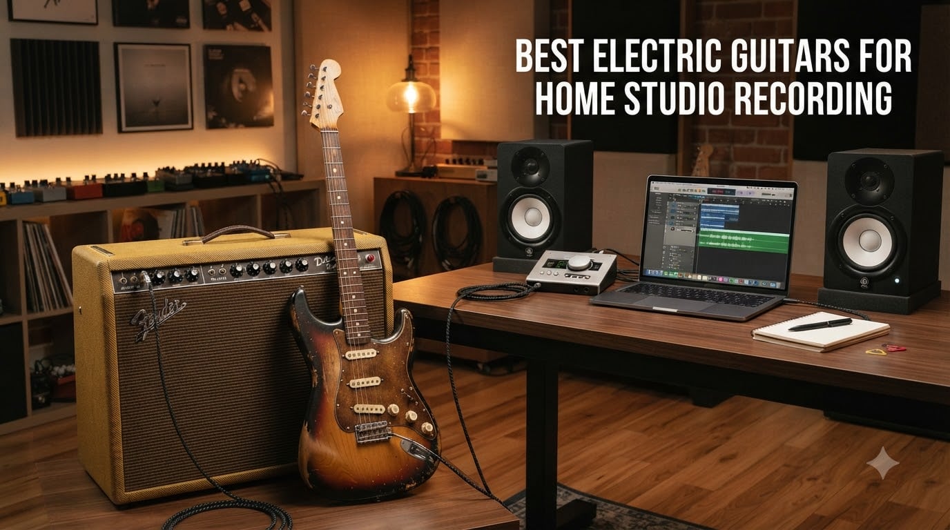 Best Electric Guitars For Home Studio Recording