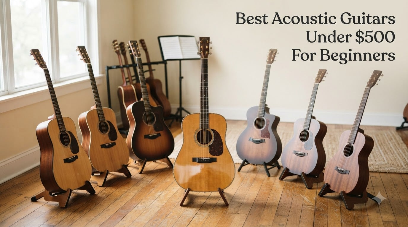 Best Acoustic Guitars Under $500 For Beginners