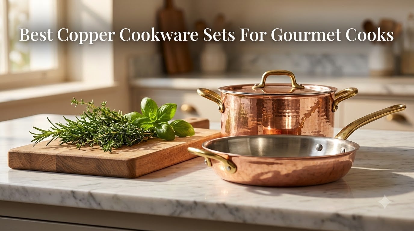 Best Copper Cookware Sets For Gourmet Cooks